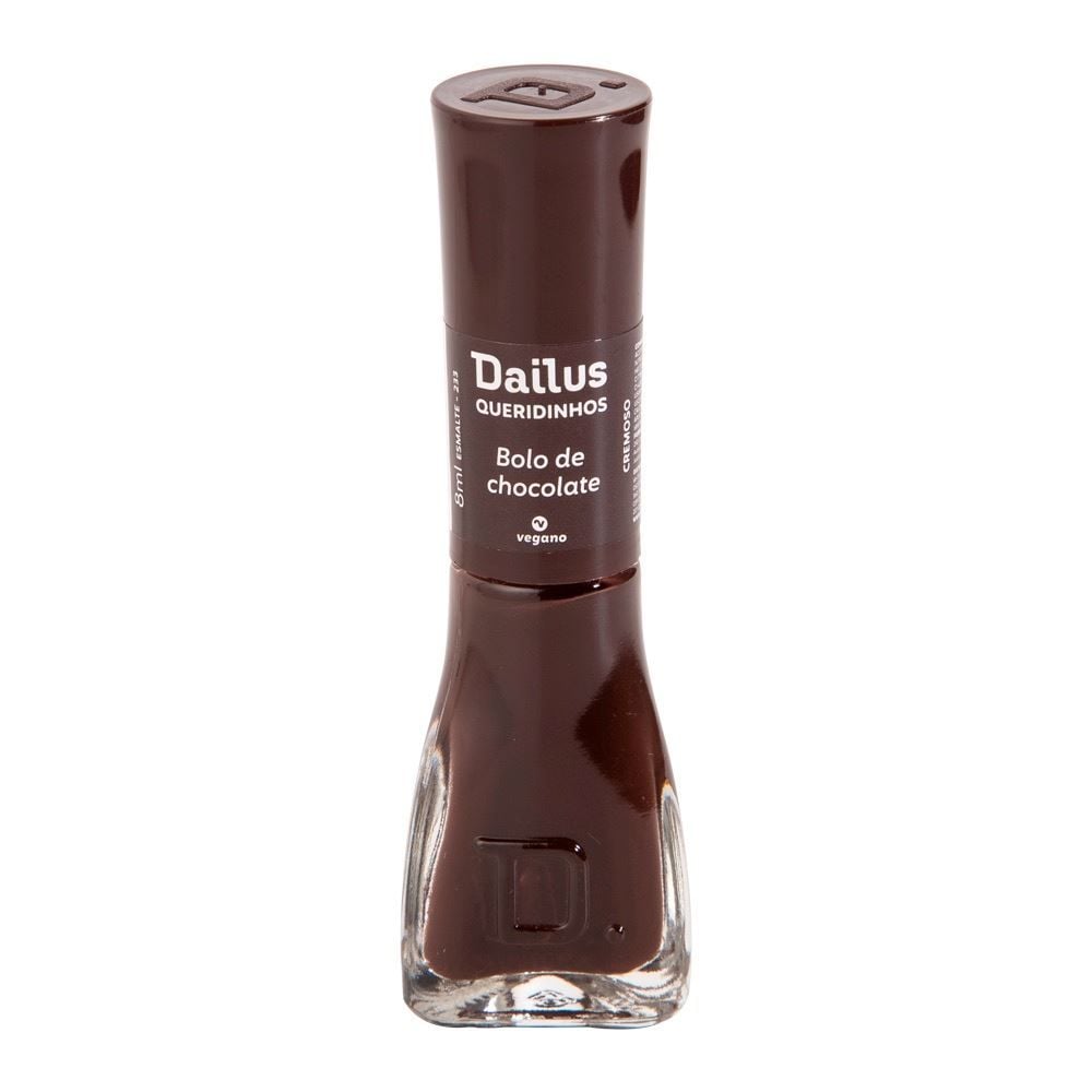 Esmalte Cremoso Dailus Queridinhos 8Ml - BOLO DE CHOCOLATE