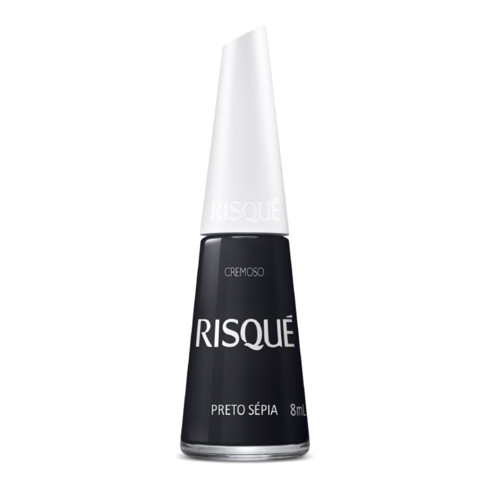 Esmalte Risqué 8Ml - Preto Sépia