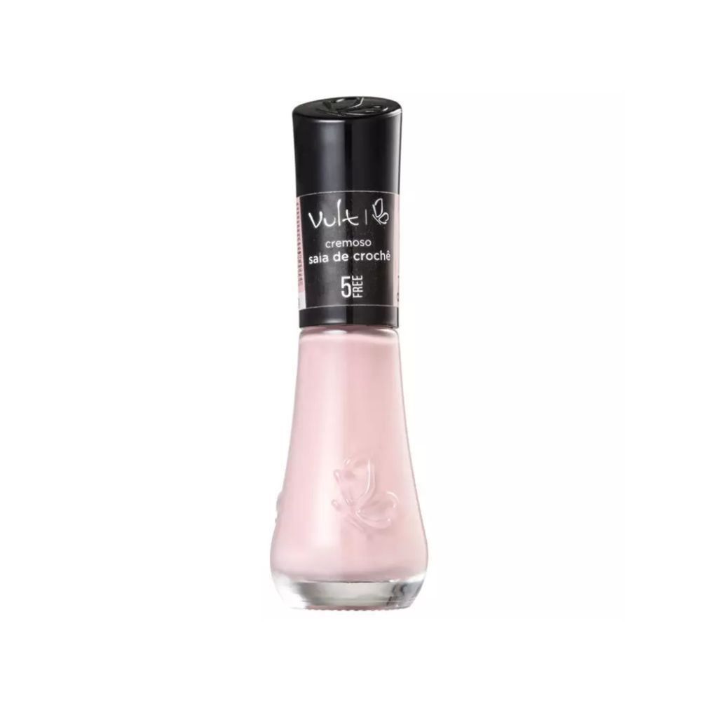 Esmalte Rosa Saia De Crochê Vult - 8ml