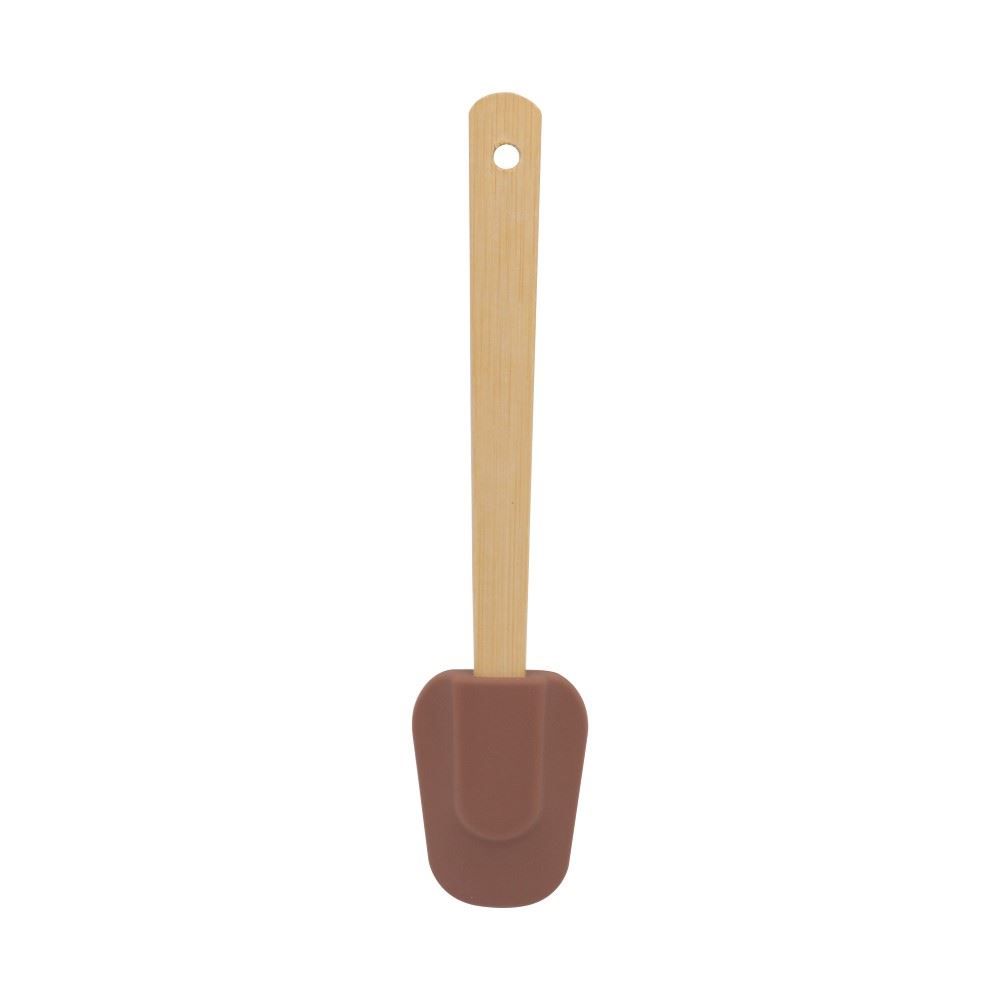 Espátula de Silicone com Cabo de Bambu 29Cm Havan Casa - Marrom Rosado