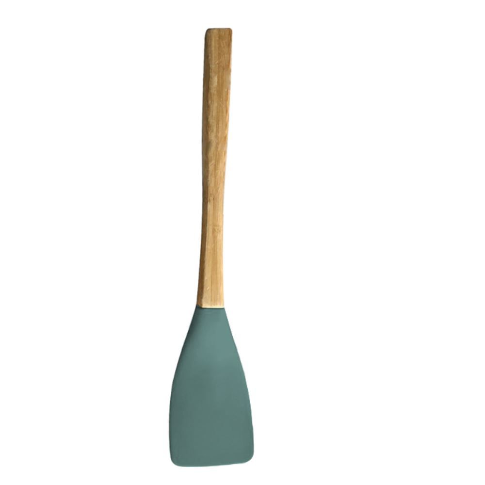 Espátula De Silicone Com Cabo De Bambu Havan Casa 32,5Cm - Verde