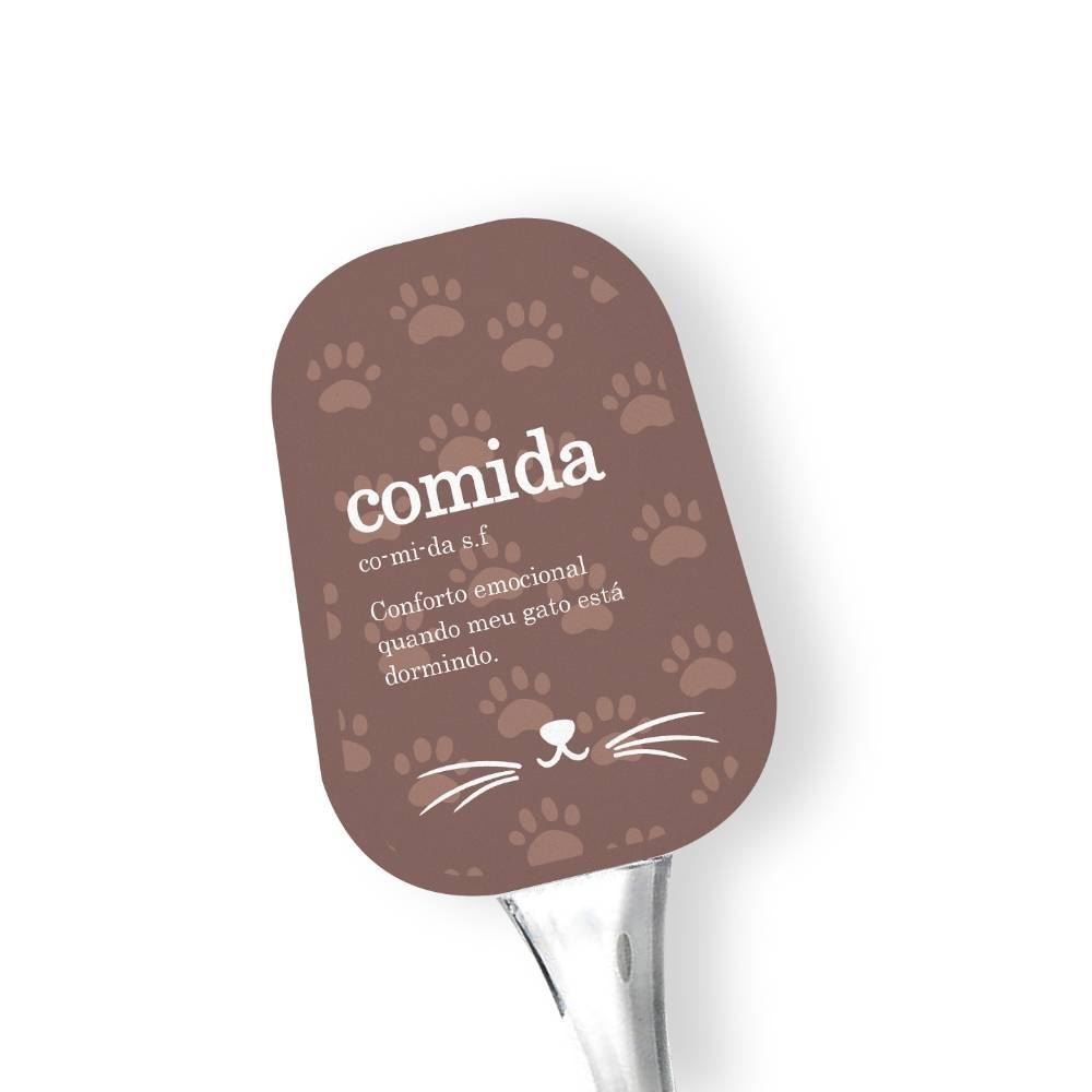 Espátula De Silicone Havan Casa Gato - Marrom