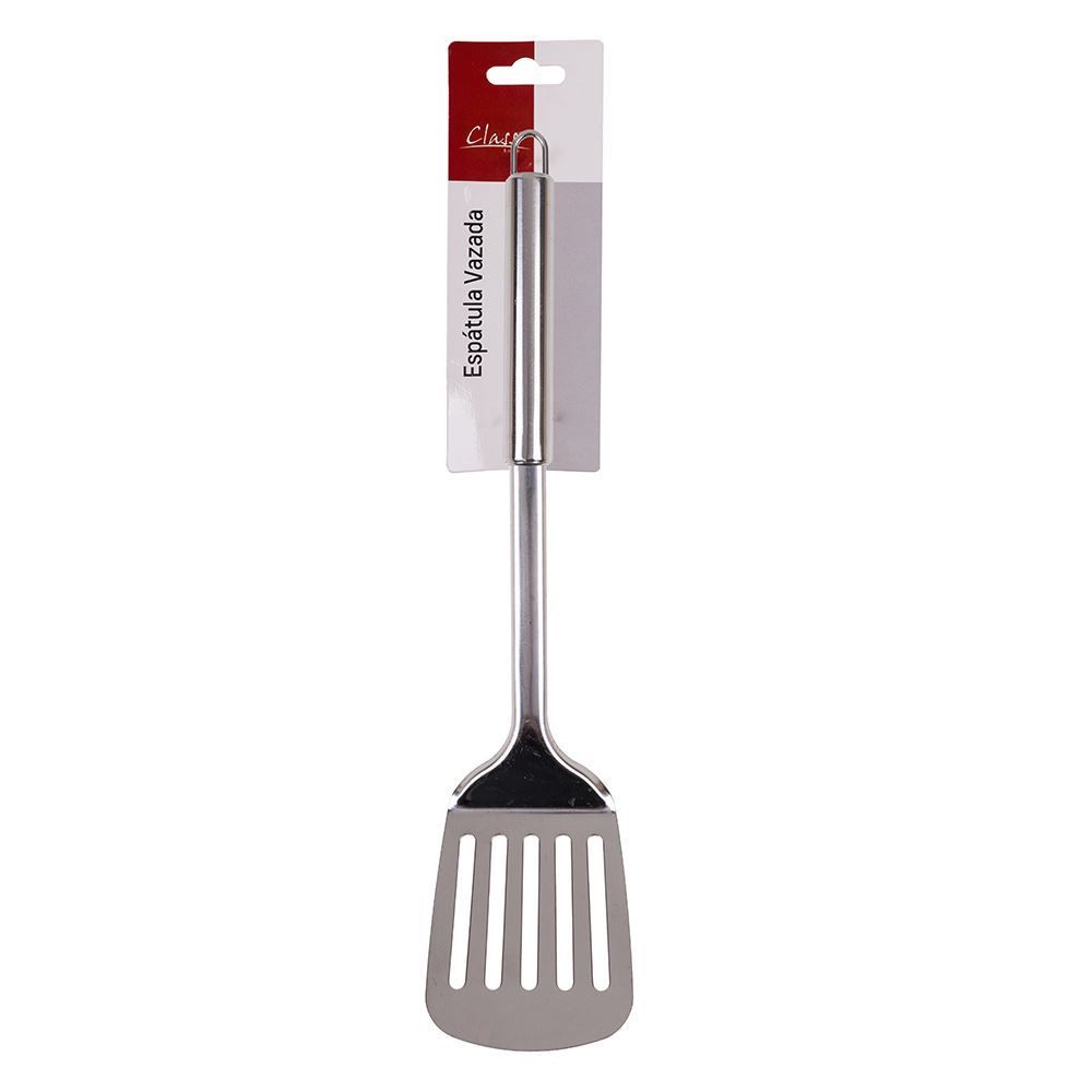 Espátula Vazada 33Cm Class Home - Inox