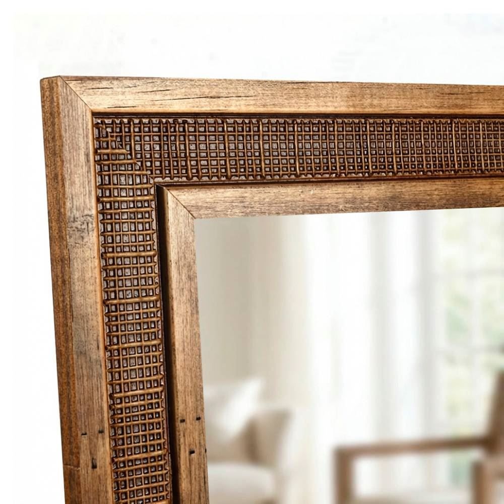 Espelho Liso Bw Quadros 47X67cm - Madeira