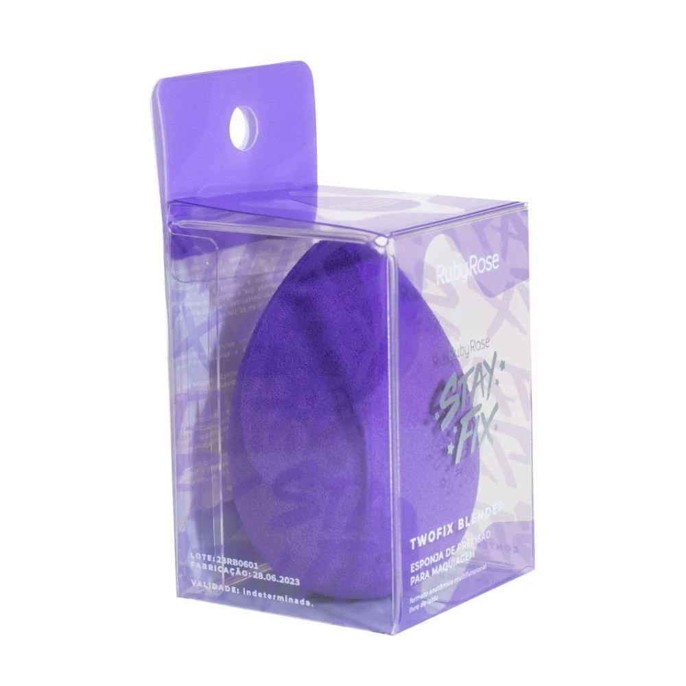 Esponja De Maquiagem Stay Fix Ruby Rose - Roxo