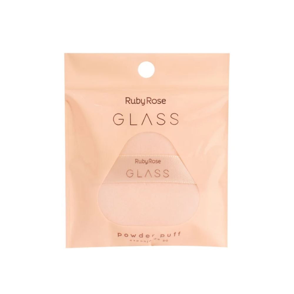 Esponja De Pó Puff Glass Ruby Rose - Champagne