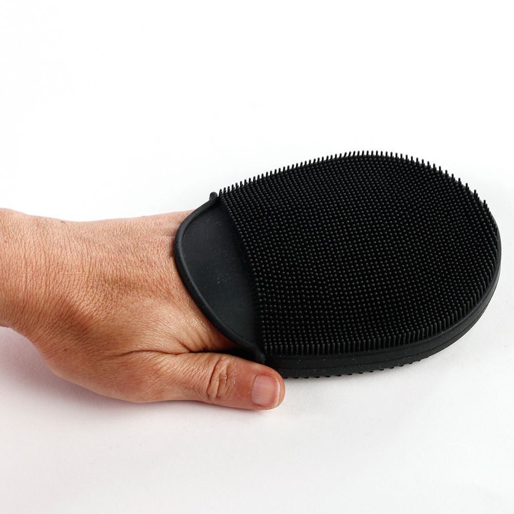 Esponja De Silicone Encaixe Para Mão Havan Casa - Preto 