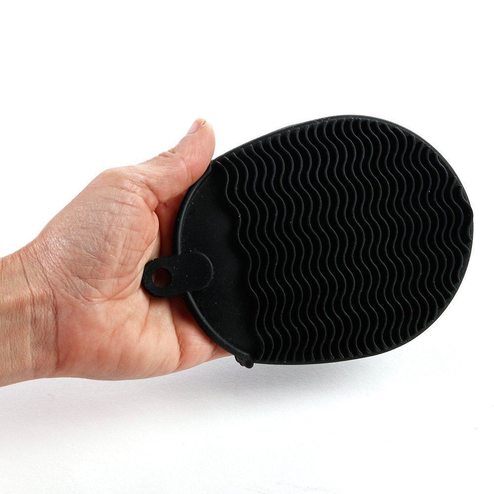 Esponja De Silicone Encaixe Para Mão Havan Casa - Preto 