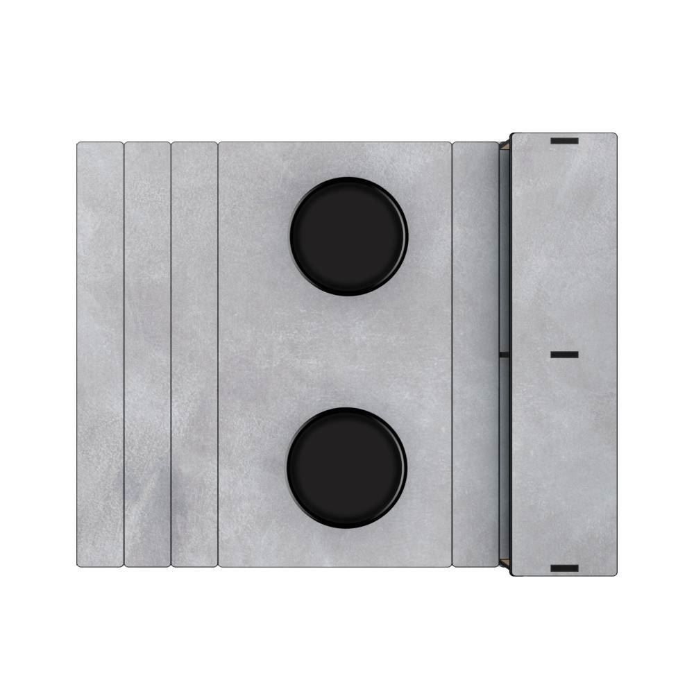 Esteira Flexível Porta Controle Para Sofá Havan Casa - Cimento