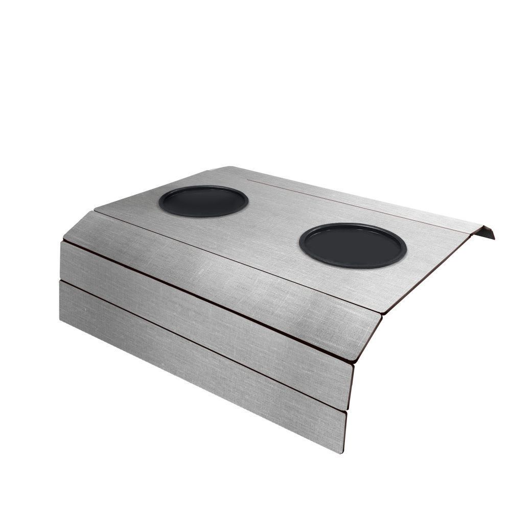 Esteira Flexível Porta Copo Sofá Havan Casa - Linho Cinza