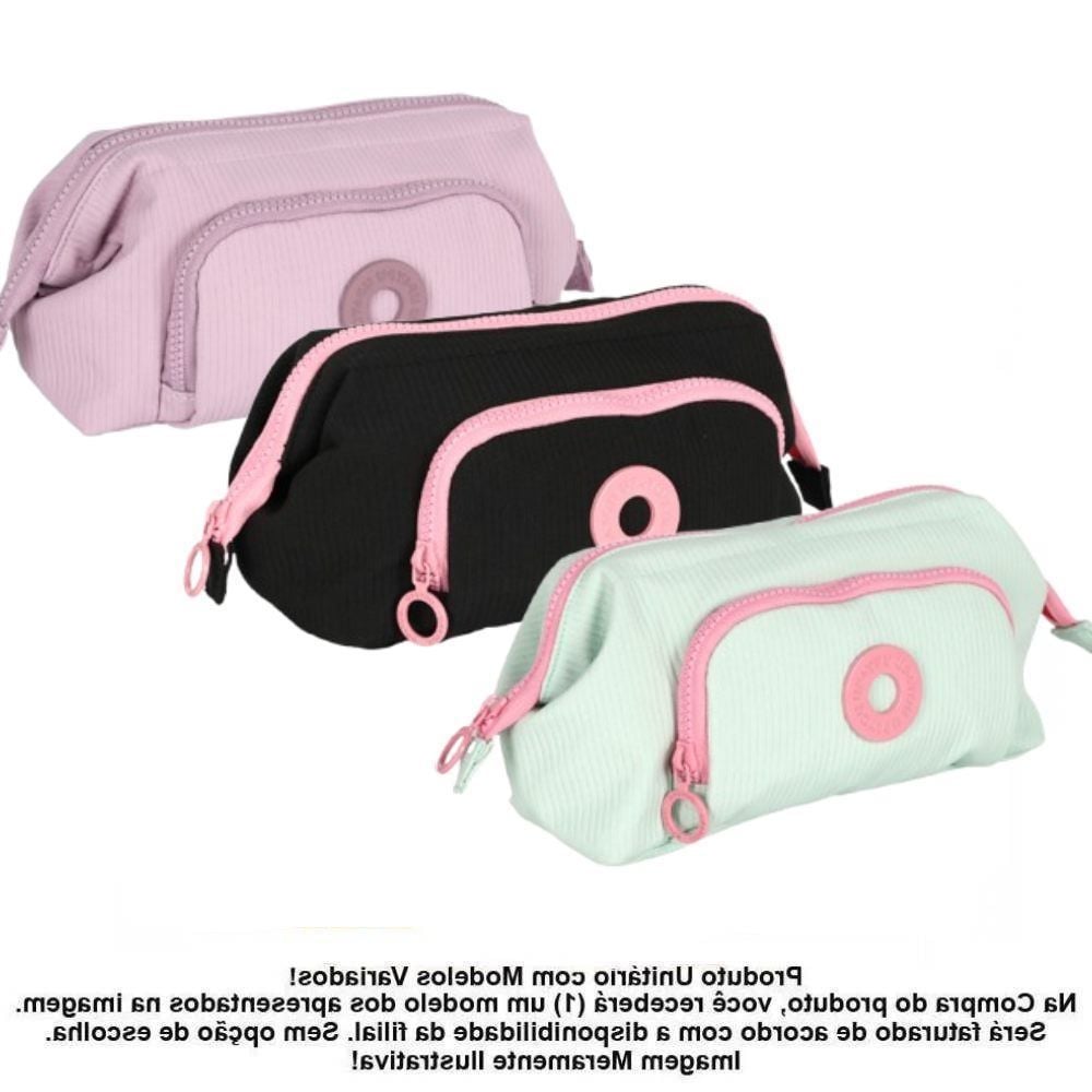 Estojo Amplo Juvenil Ondas Luara Luxcel - Sortido