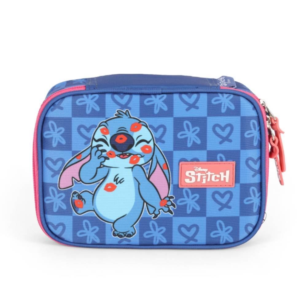 Estojo Box Juvenil Stitch Luxcel - Retangular