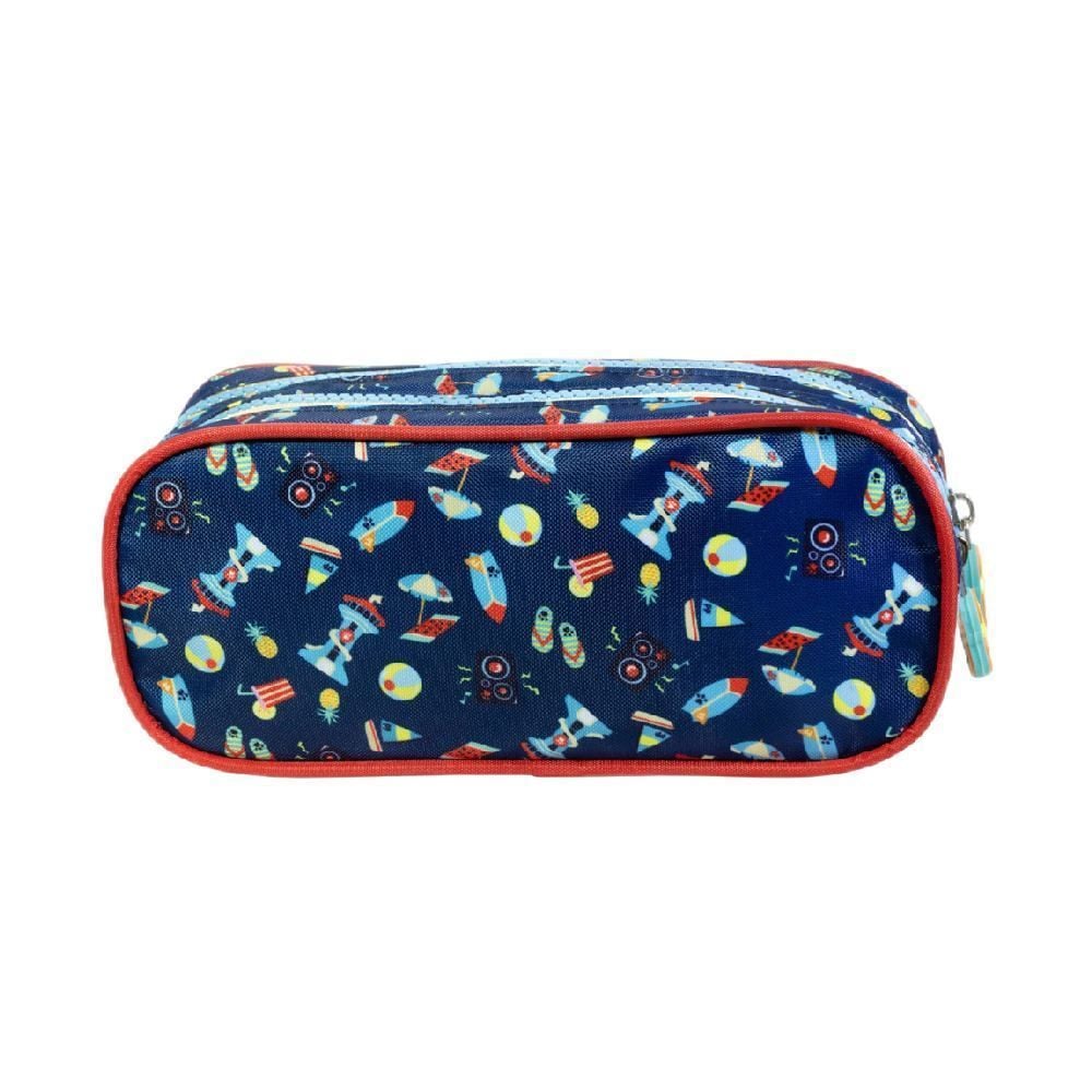 Estojo Duplo Infantil Patrulha Canina Xeryus - Azul