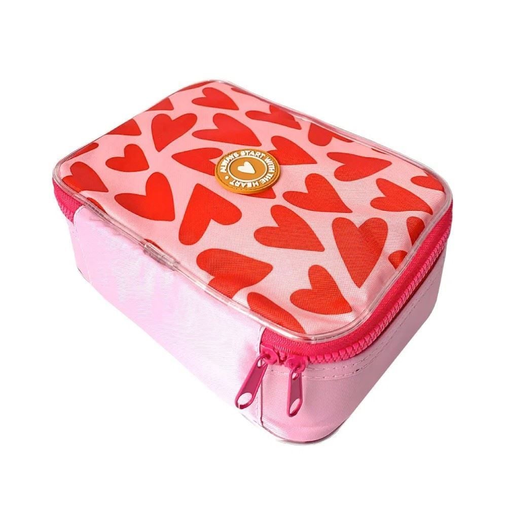 Estojo Escolar Corações Viniforte - Retangular