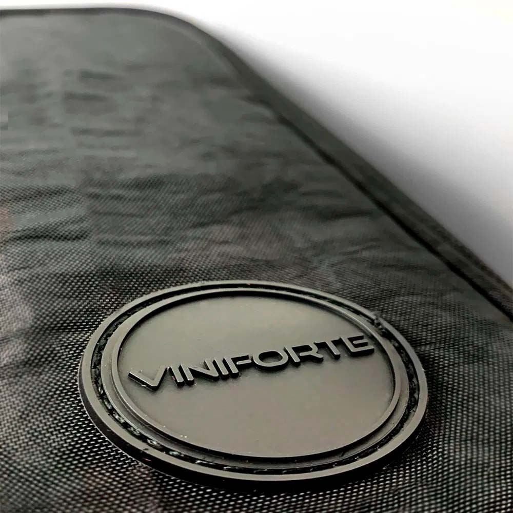 Estojo Escolar Crinkle Viniforte Preto - Retangular