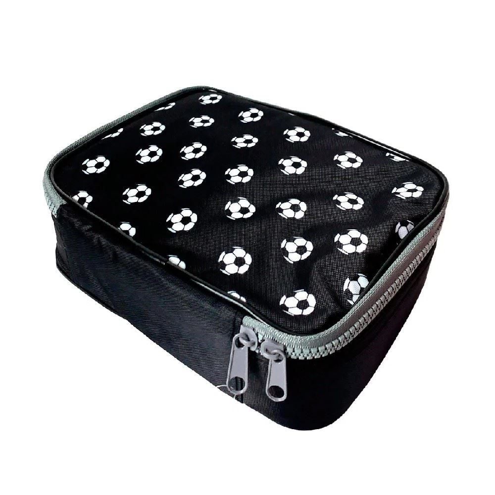 Estojo Escolar Jogos Preto Viniforte - Sortido