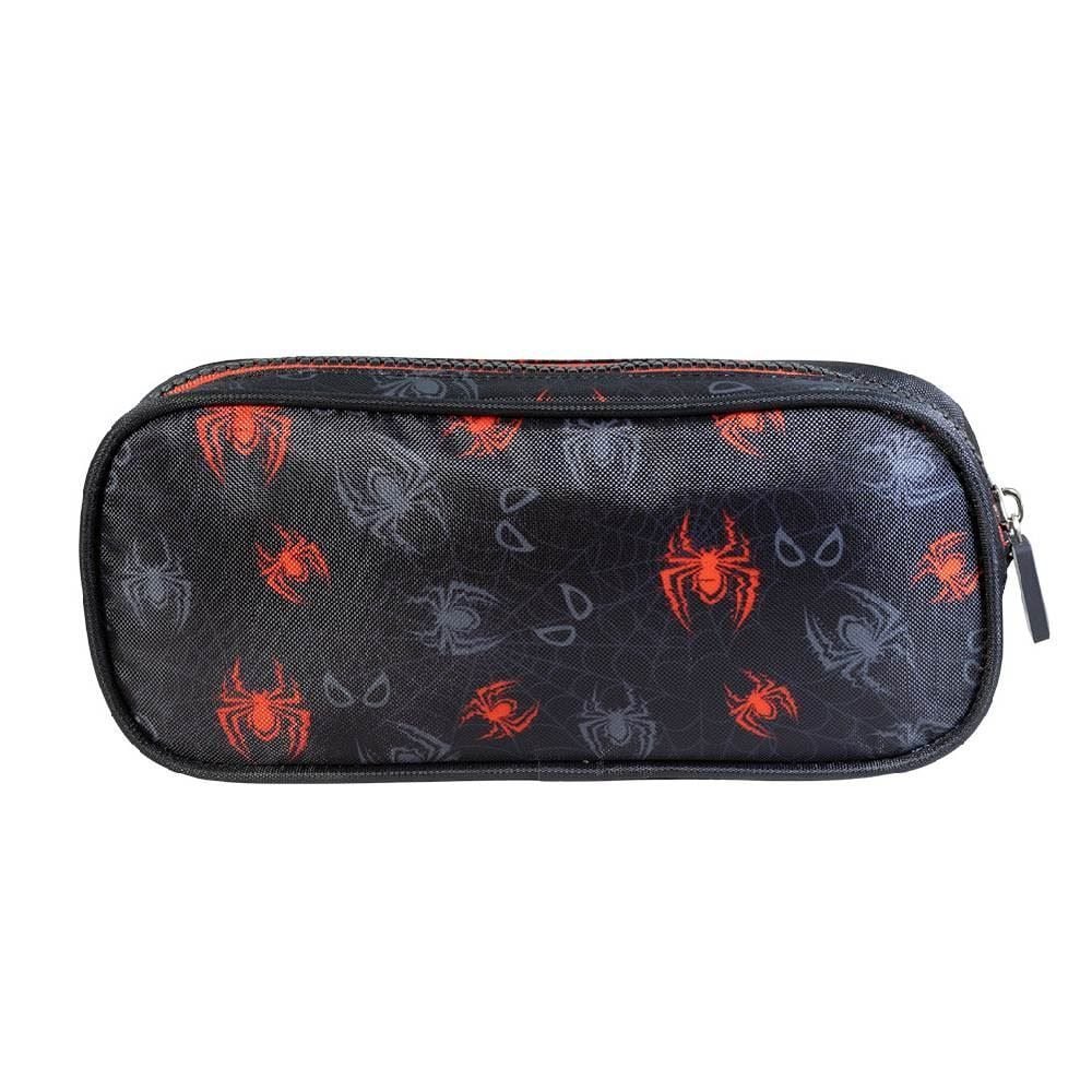 Estojo Simples Infantil Homem Aranha Xeryus - Preto 