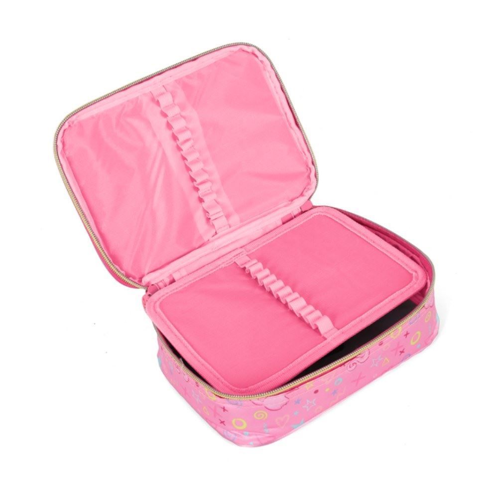 Estojo Retangular Infantil Barbie Luxcel - Sortido