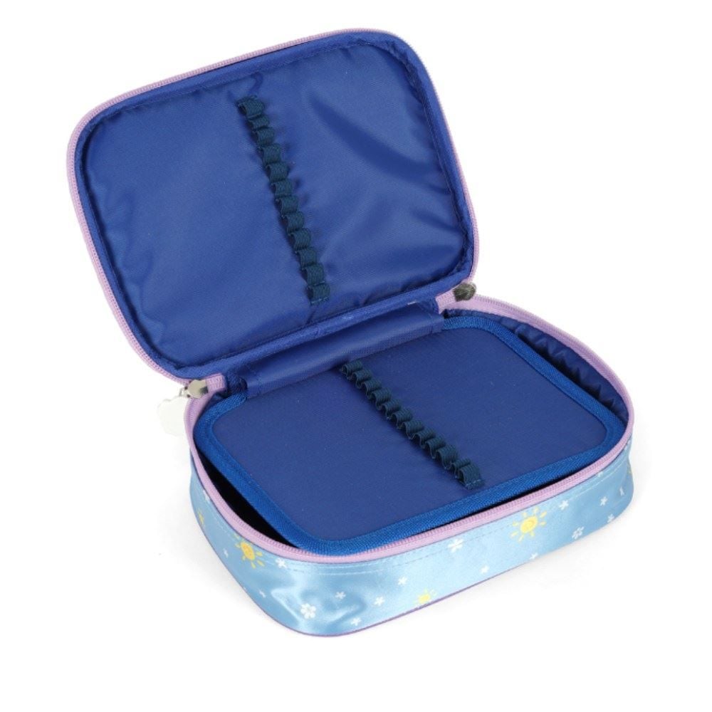 Estojo Retangular Infantil Stitch Glitter Luxcel - Sortido