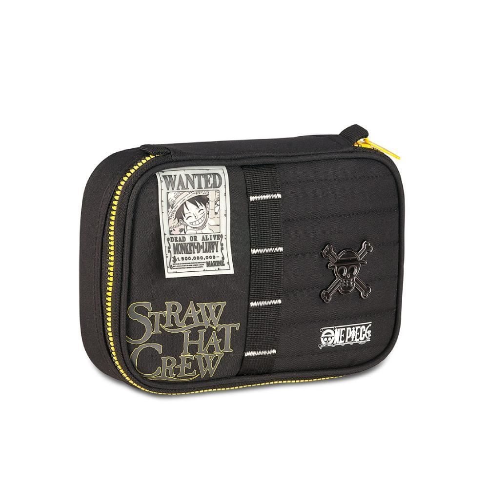 Estojo Retangular One Piece Clio Style - Preto 