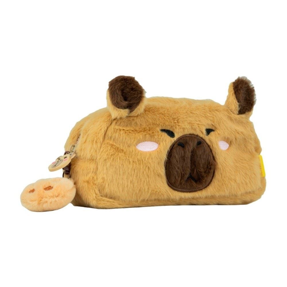 Estojo Simples Infantil Brownie Capivara Xeryus - Marrom