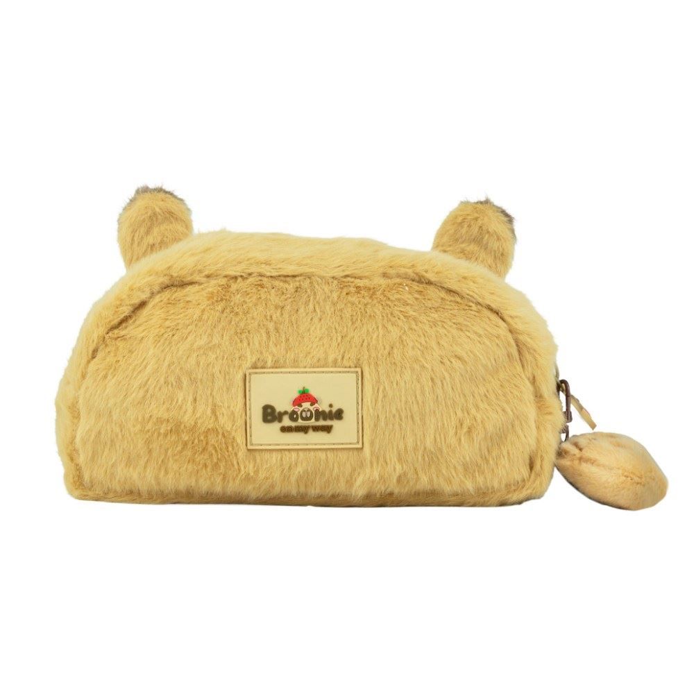 Estojo Simples Infantil Brownie Capivara Xeryus - Marrom