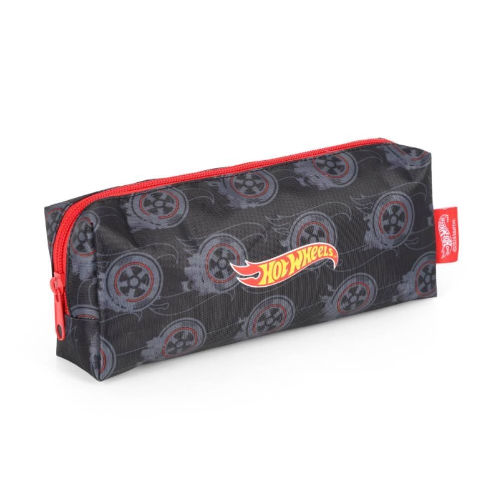 Estojo Simples Infantil Luxel Hot Wheels - Sortido