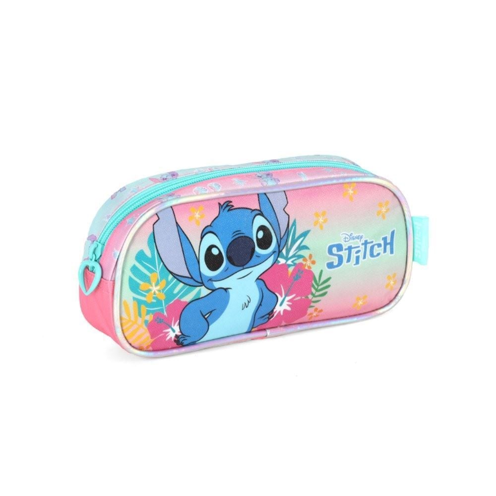 Estojo Simples Infantil Stitch Brilho Luxcel - Sortido