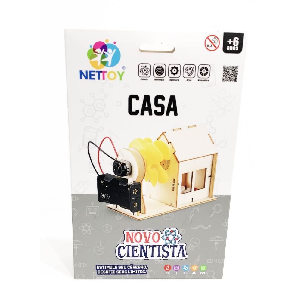 Novo Cientista Casa Robótica Nettoy - 40015
