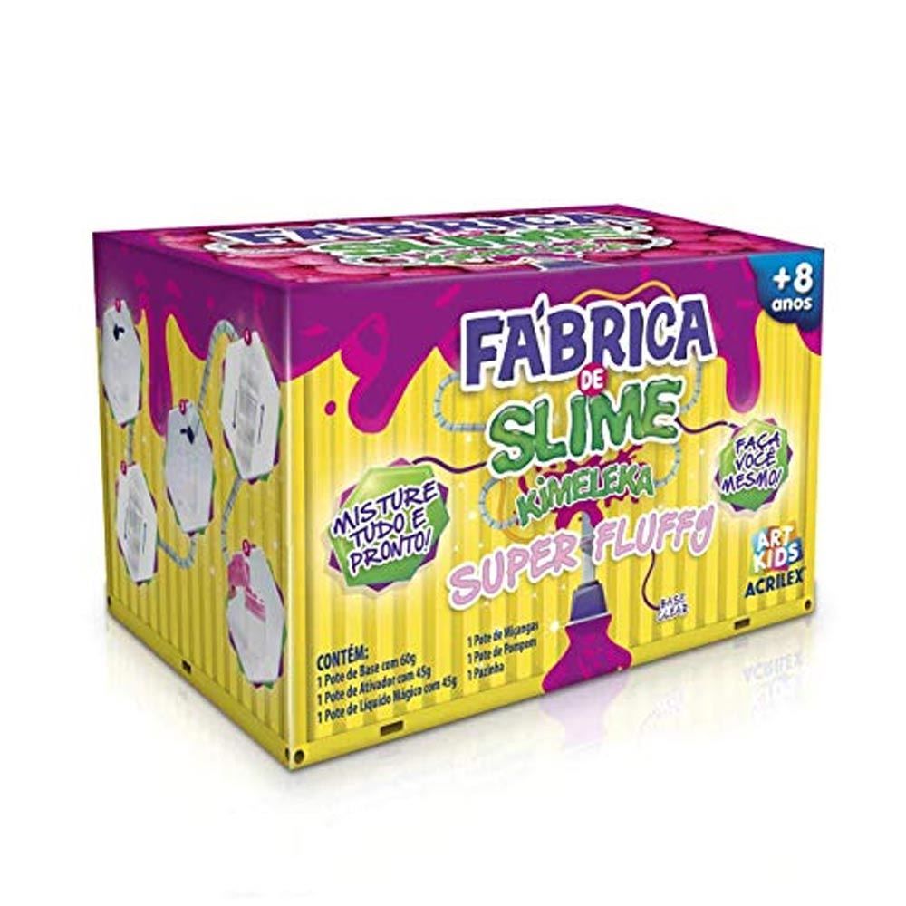 Fábrica de Slime Kimeleka Fluffy Slime Acrilex - 43011