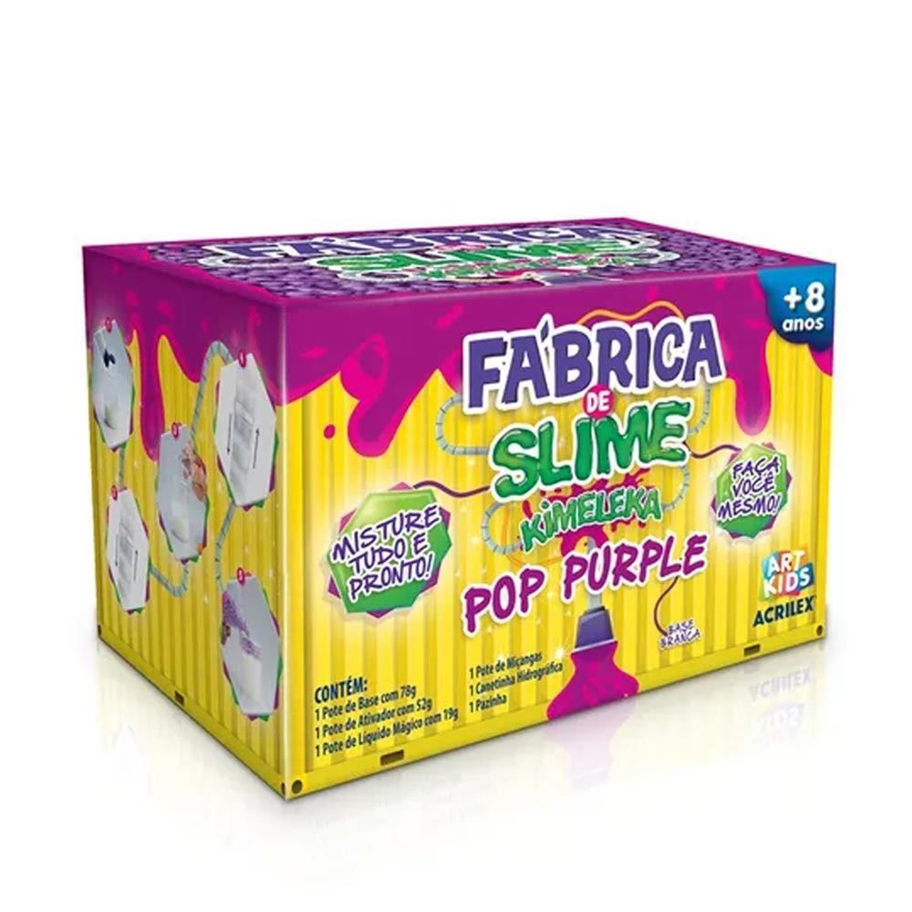 Fábrica De Slime Kimeleka Pop Purple Acrilex - 43005