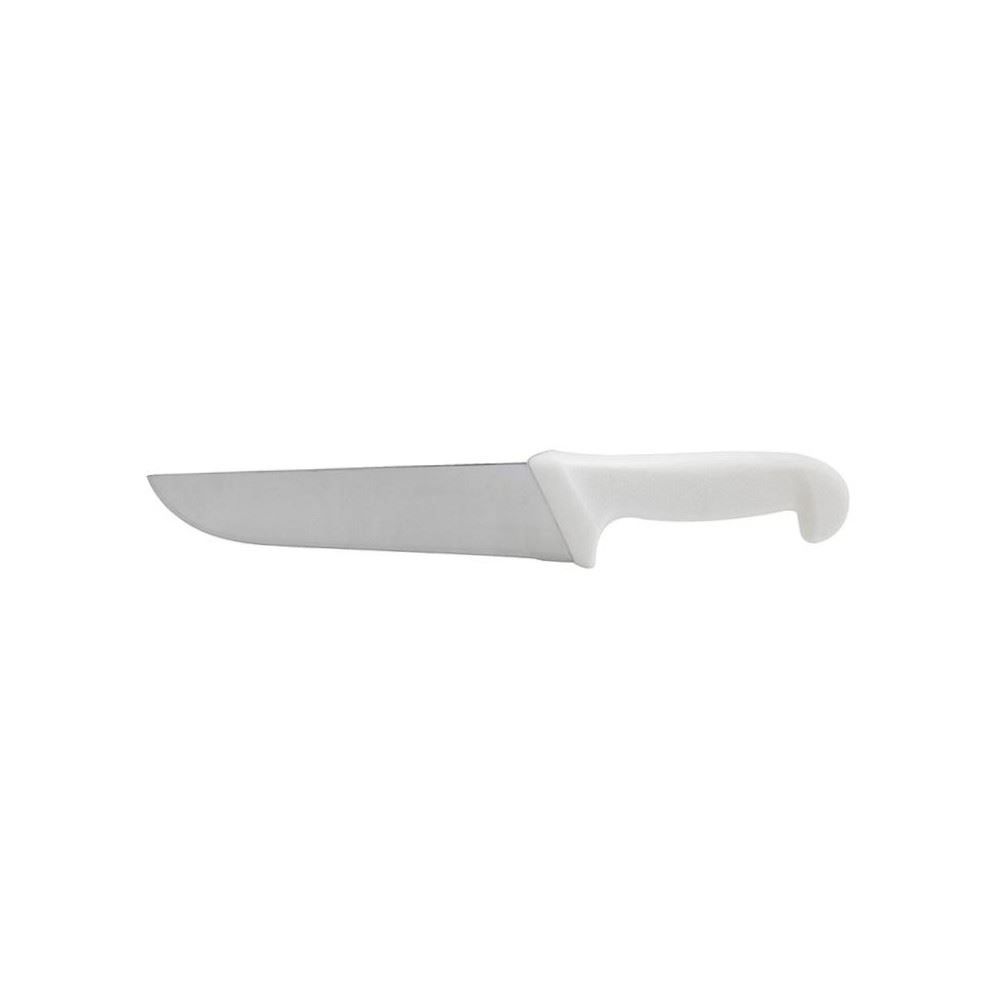 Faca para Churrasco Inox 8" com Cabo Branco Corneta