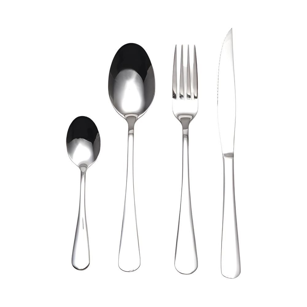 Faqueiro Aço Inoxidável Barcelona Havan Casa 24 Peças - Prateado