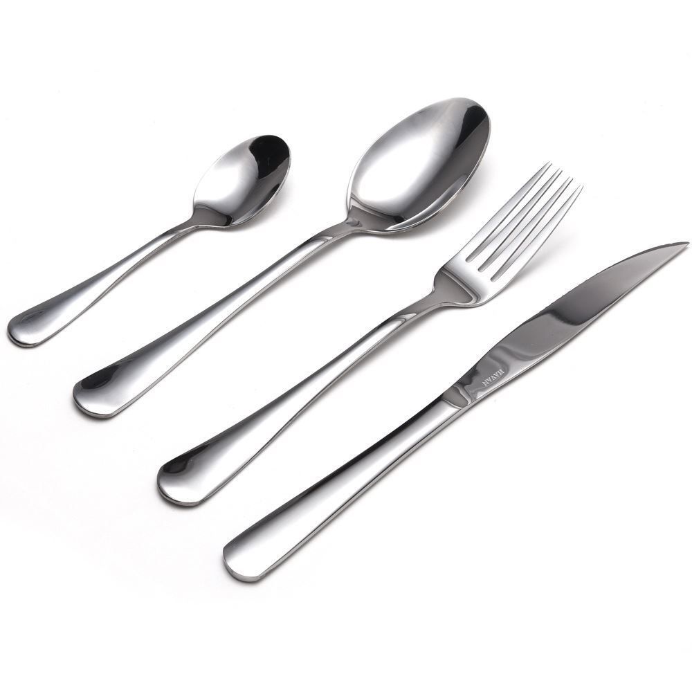 Faqueiro Aço Inoxidável Barcelona Havan Casa 24 Peças - Prateado