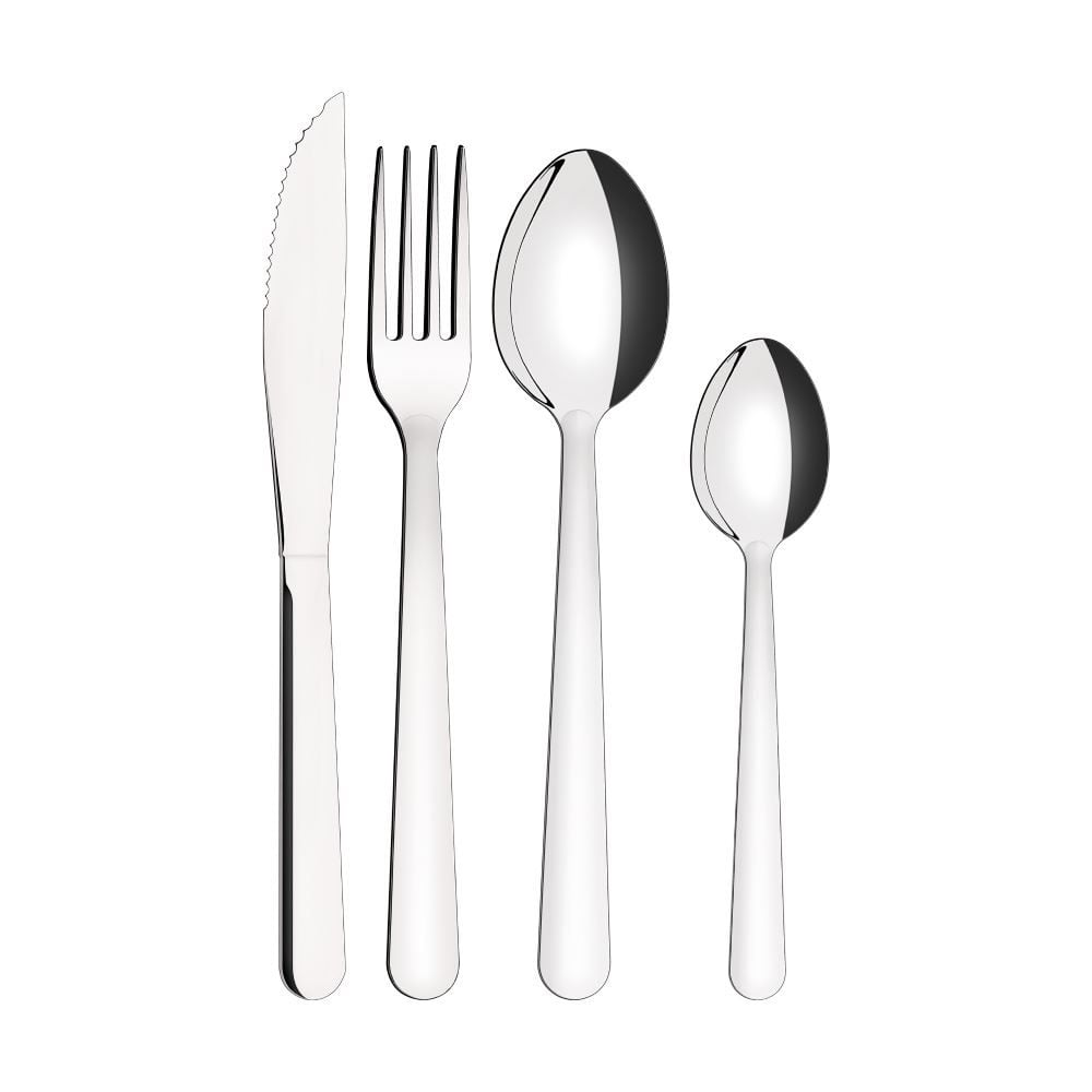 Faqueiro De Aço Inox Malibu Tramontina 16 Peças - Inox