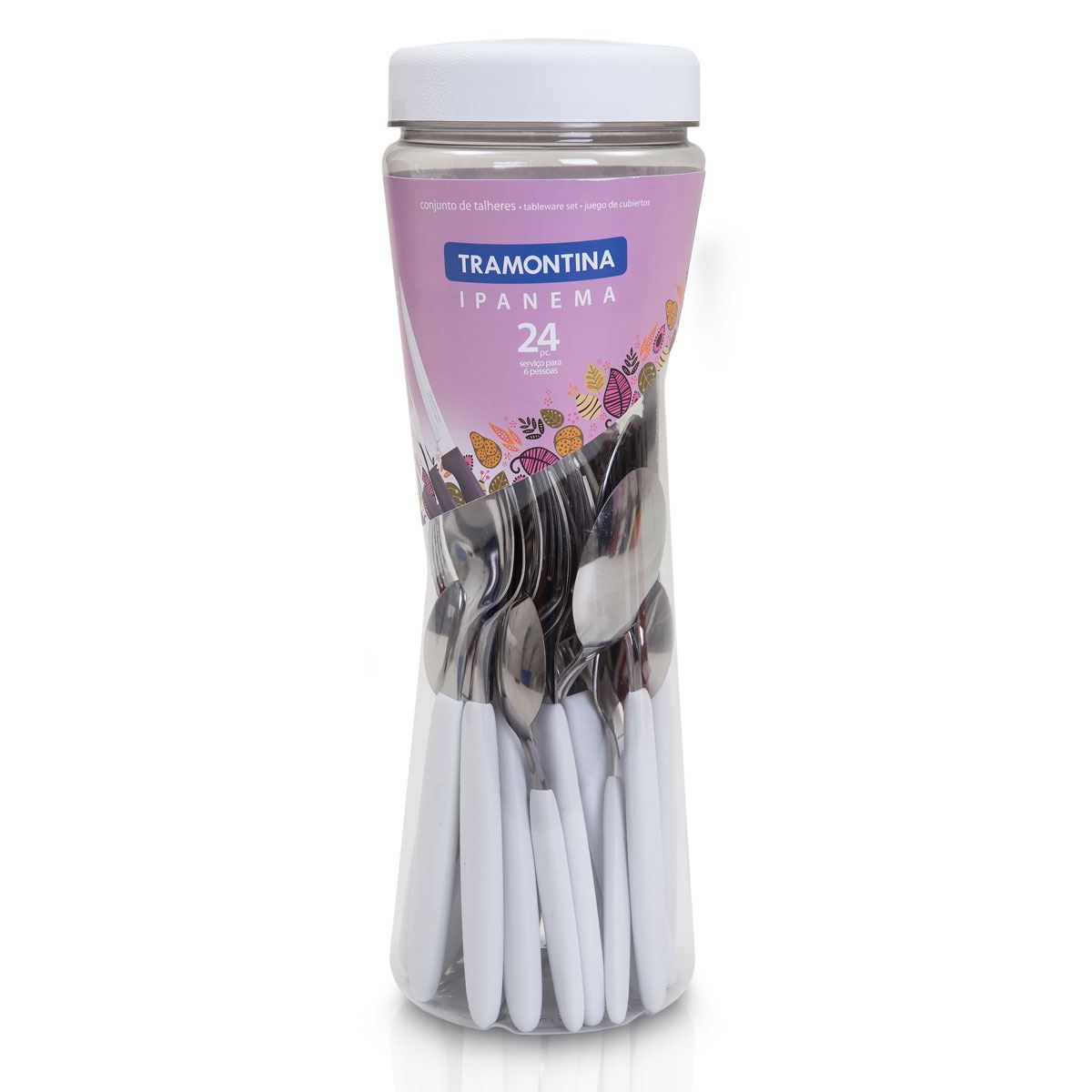 Faqueiro Ipanema 24 Peças Tramontina - Branco