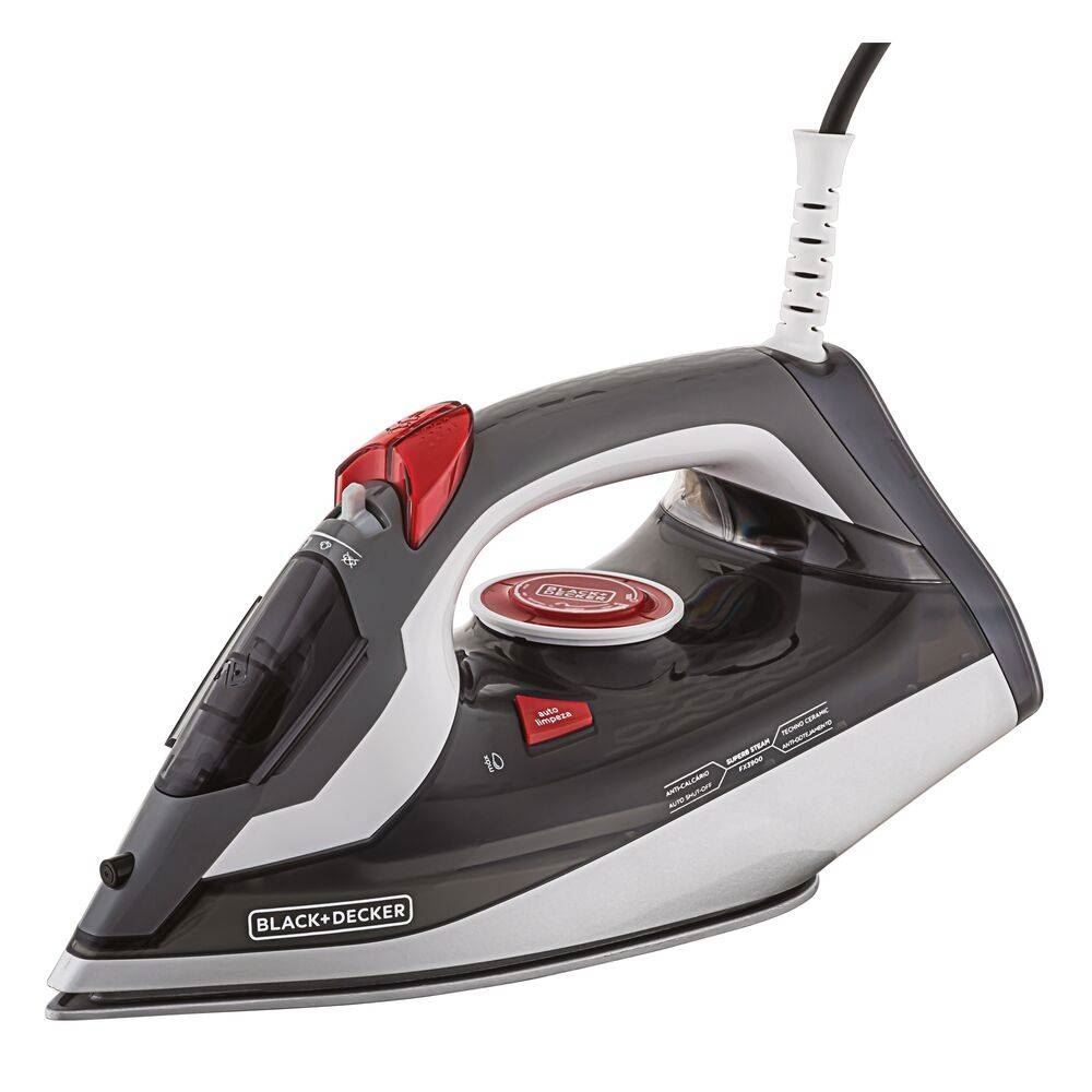 Ferro de Passar Black and Decker a Vapor Desligamento automático FX3900