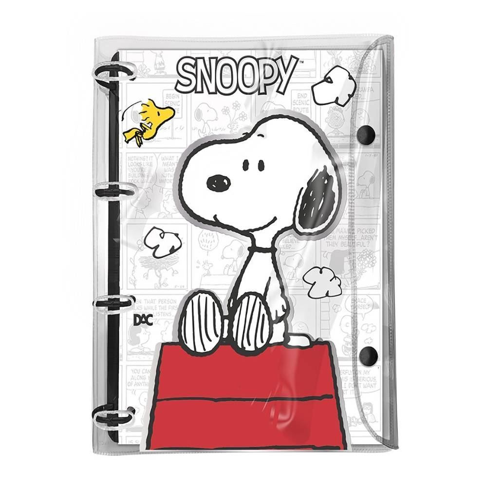 Fichário Universitário Argolado Snoopy Dac - 192 Folhas