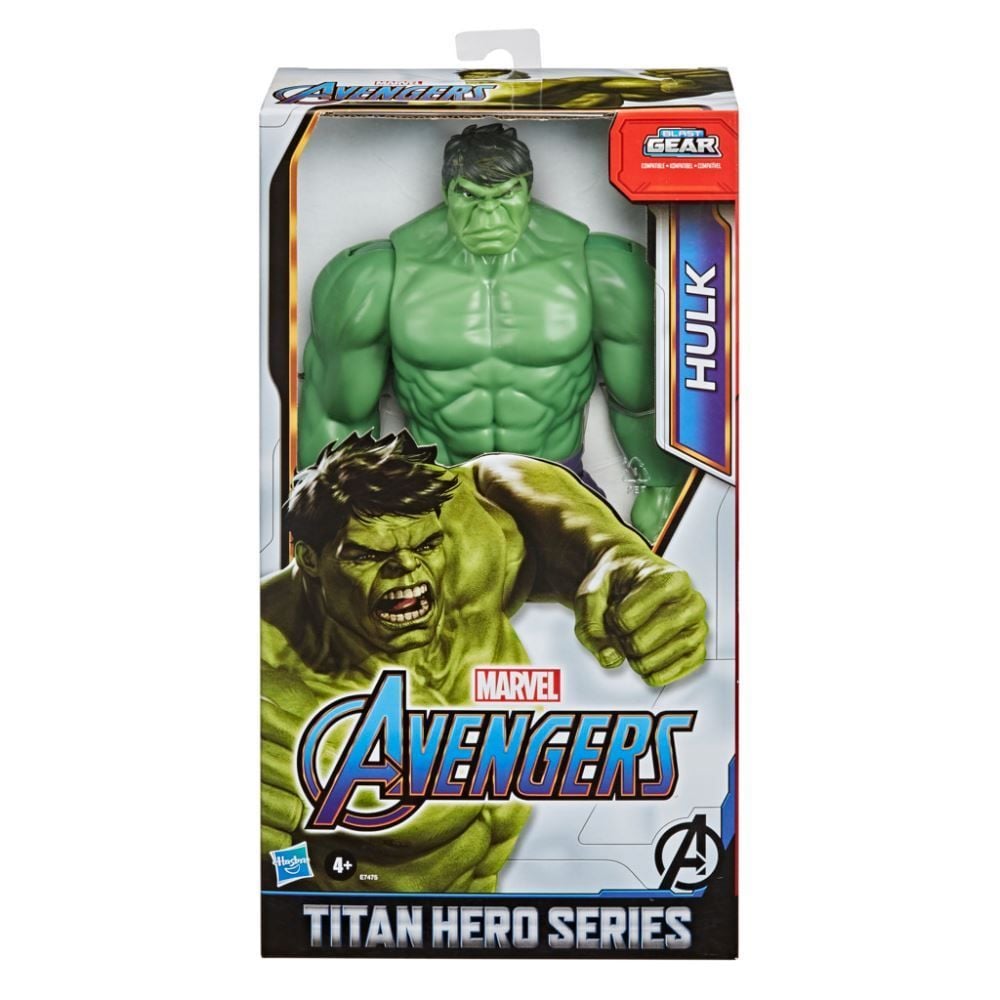 Figura Hulk Vingadores Titan Hero Delux Hasbro - E7475