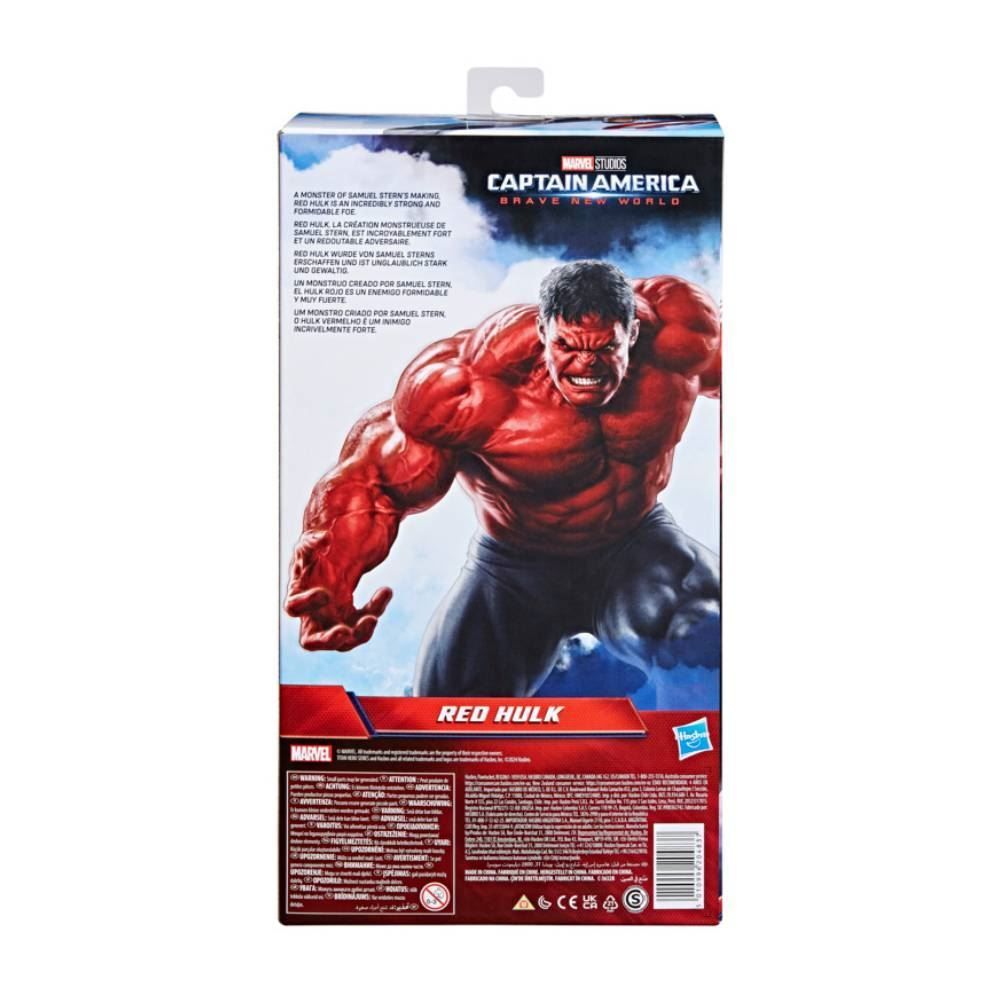 Figura Titan Hero Hulk Vermelho - Hasbro