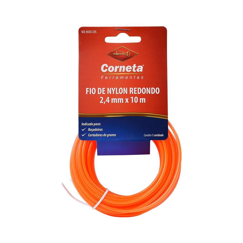 Fio de Nylon Redondo 2,4Mm 10M Corneta