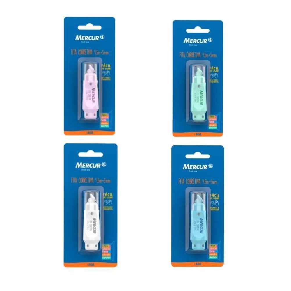 Fita Corretiva Fácil De Usar Mercur 4M - Sortido