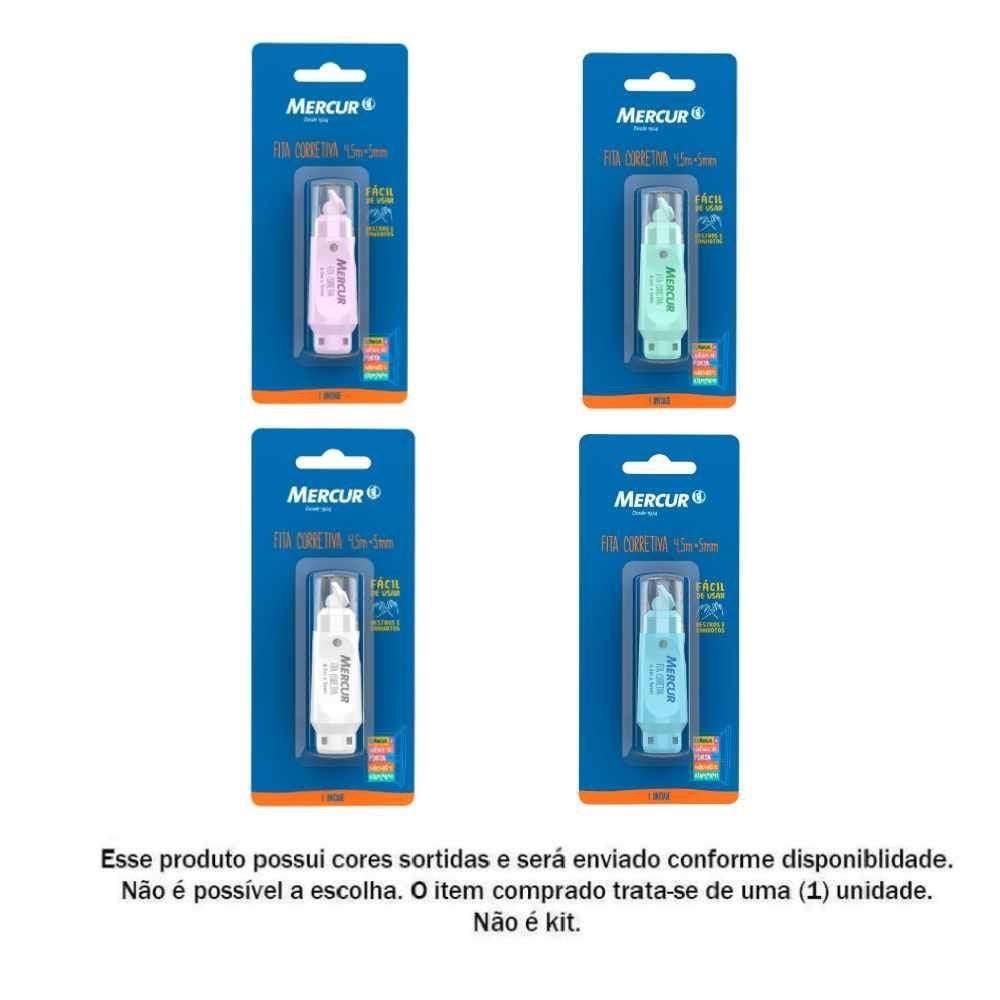 Fita Corretiva Fácil De Usar Mercur 4M - Sortido