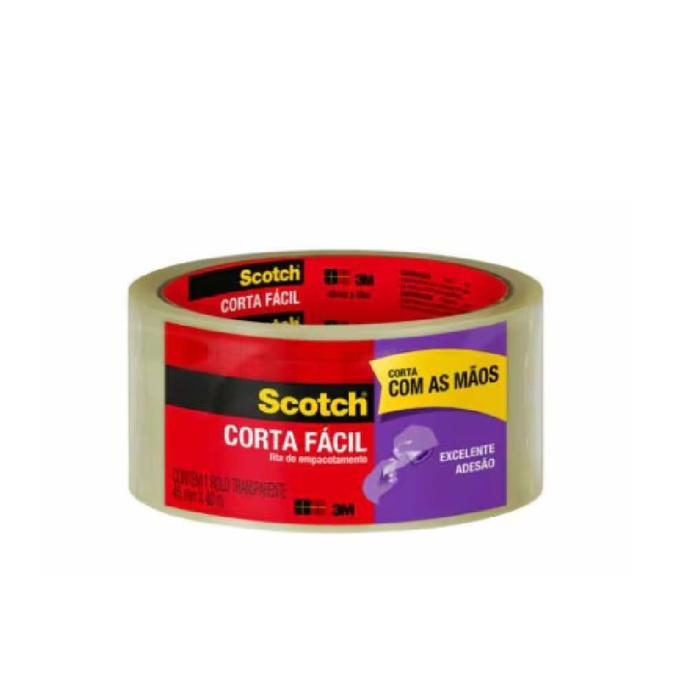 Fita De Empacotamento Scotch Corta Fácil 45Mmx40m - HB004590855