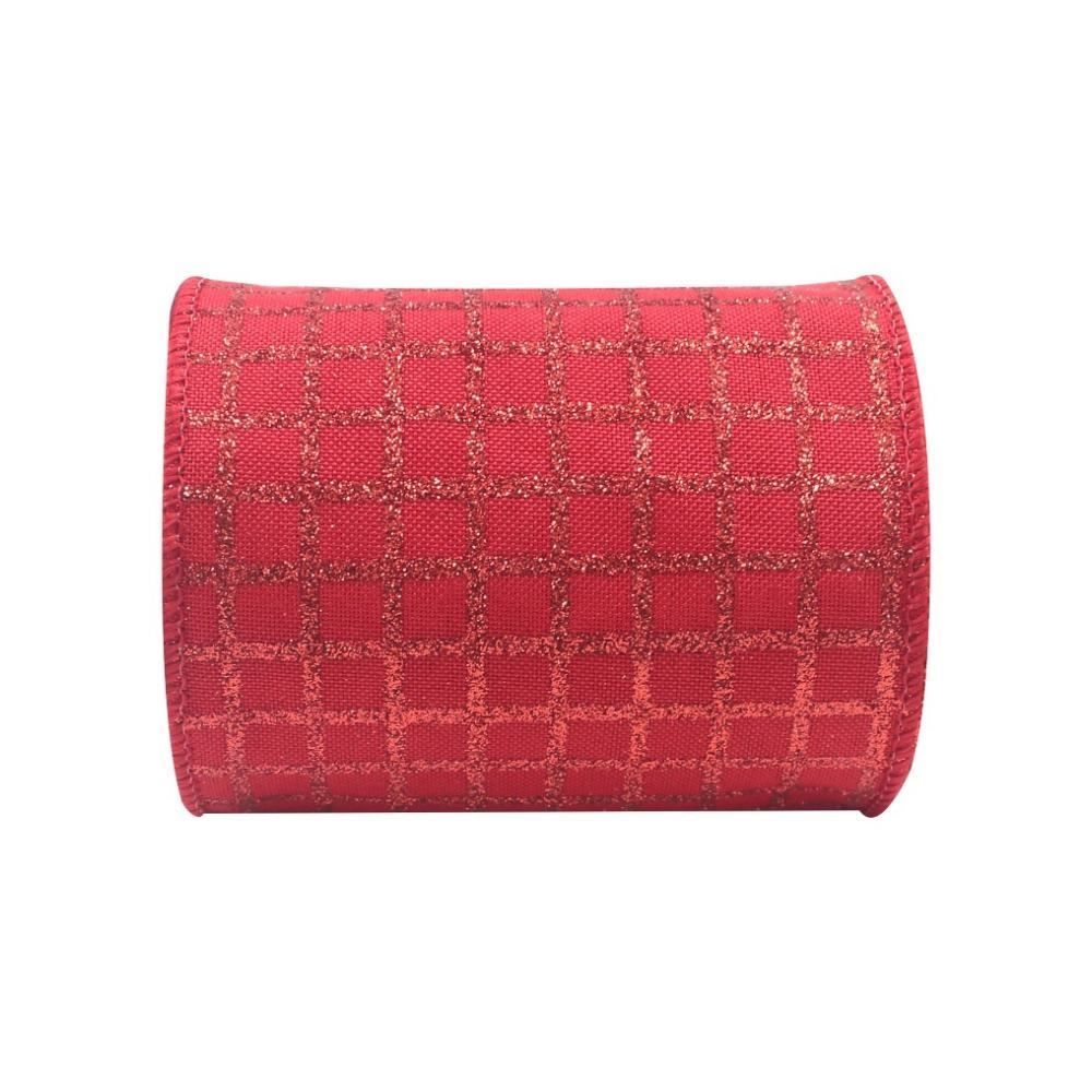 Fita Natalina 5M X 10Cm Vermelha Havan Casa - Sortido
