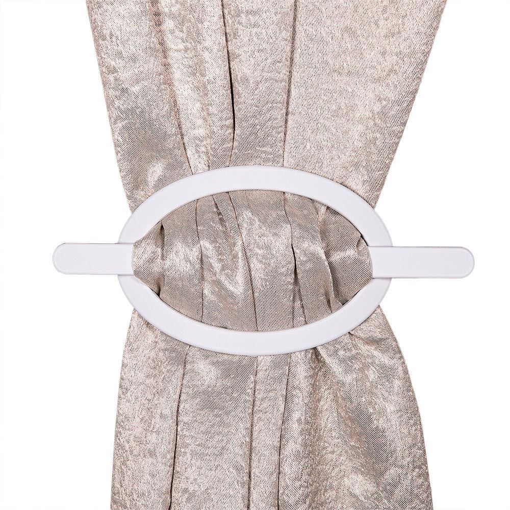 Fivela Oval Fosco - Branco Fosco 