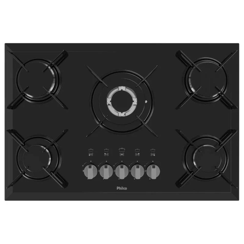 Fogão Cooktop 5 Bocas Philco Chef 5 Com Tripla Chama - Bivolt