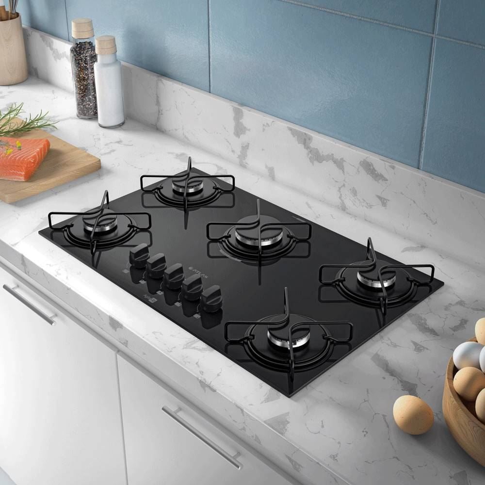 Fogão Cooktop Atlas Agile Up 5 Bocas - Bivolt