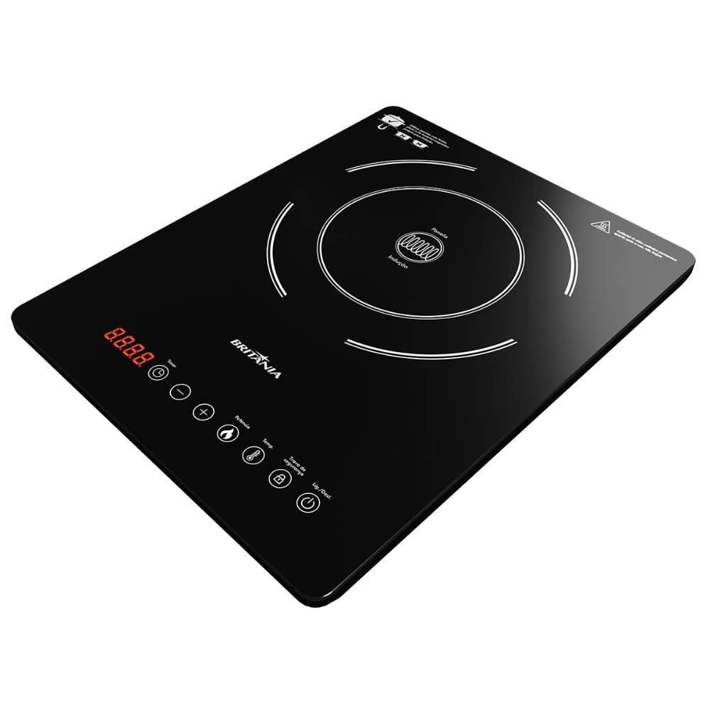 Fogão Cooktop Britânia De Indução 1 Boca Bct14p - Bivolt