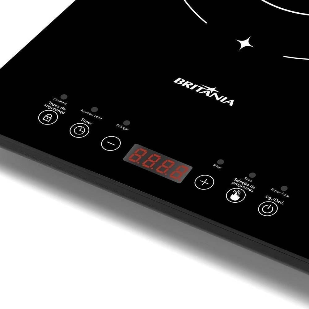 Fogão Cooktop De Indução Britânia 1 Boca BCT10A